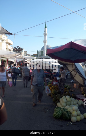 Lokalen türkischen im freien Markt Stockfoto