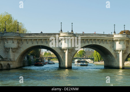 Pont du Palais über die Seine, Paris, Frankreich Stockfoto