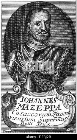 Porträt von Hetman Ivan Mazepa (1639-1709), Anfang 18. Jh.. Künstler: anonym Stockfoto