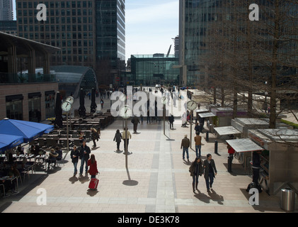 London, Vereinigtes Königreich, Reuters Plaza in Canary Wharf Stockfoto