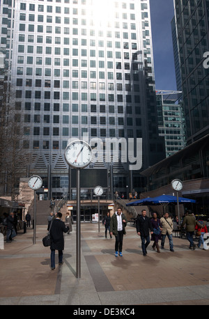 London, Vereinigtes Königreich, Reuters Plaza in Canary Wharf Stockfoto
