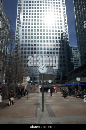 London, Vereinigtes Königreich, Reuters Plaza in Canary Wharf Stockfoto