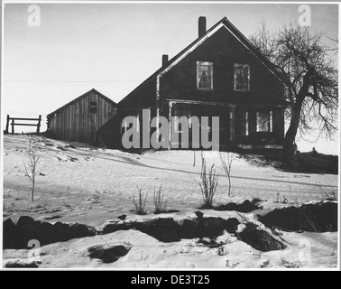 Landaff, Grafton County, New Hampshire. Haus von Herrn Harry Poor. 521536 Stockfoto