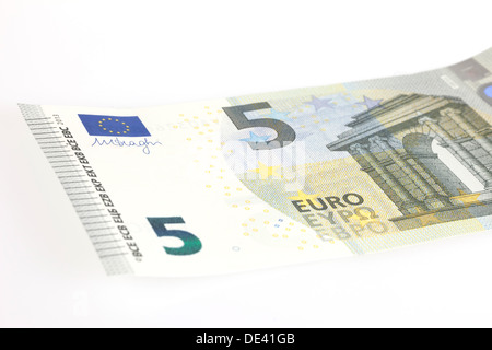 Berlin, Deutschland, 5 Euro-Schein Stockfoto