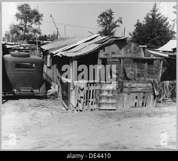 Oildale, Kern County, Kalifornien. ShacktownJanuar in Kern County Industriegebiet auf Kern County Wasser... 521741 Stockfoto