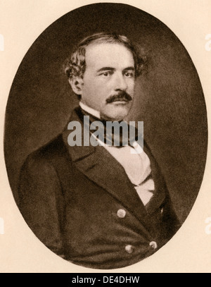 Robert E. Lee im Jahre 1850 oder 1851, Oberstleutnant der Ingenieure. Foto Stockfoto