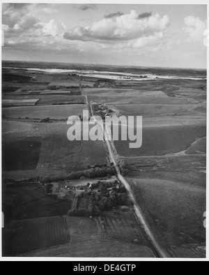 Shelby County, Iowa. Dies ist das Land, das die Leute in Irwin - einige der besten Landstriche in unterstützt... 522303 Stockfoto