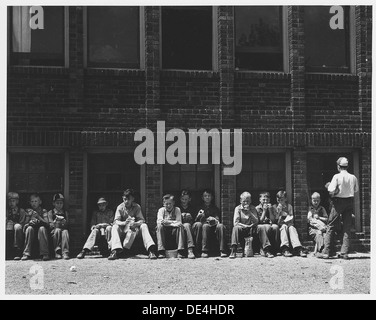 Shelby County, Iowa. Die allgemeine Haltung in dieser Gemeinschaft über Bildung ist, dass jedes Kind Shou... 522405 Stockfoto