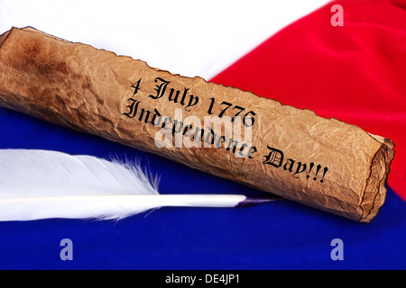 4. Juli 1776 Unabhängigkeitstag Stockfoto