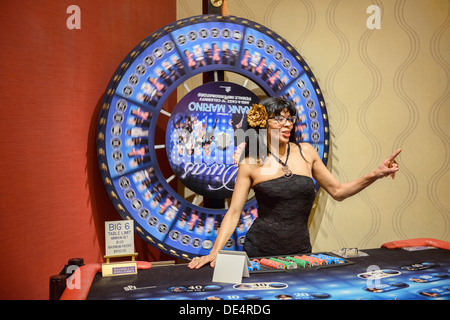 Casino-Leben in Las Vegas, Nevada Stockfoto