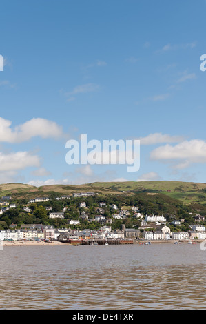 Aberdovey Dorf am Meer, eingebettet in die Nord-Ufer des Flusses Dyfi im Snowdonia National Park Stockfoto