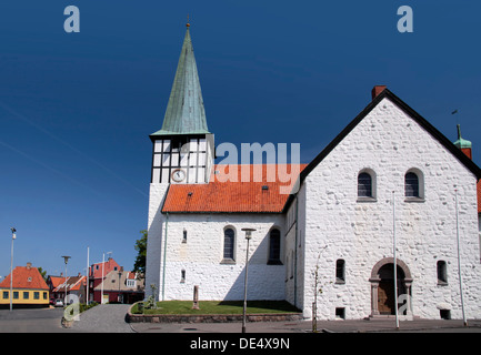 St.-Nikolaus-Kirche in Rönne auf Bornholm, Dänemark Stockfoto