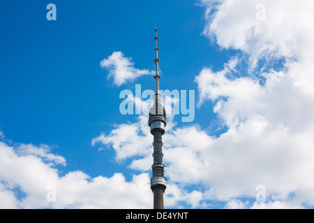 Tele-Ostankino-Turm Stockfoto