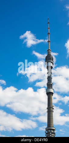 Tele-Ostankino-Turm Stockfoto
