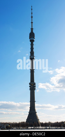 Tele-Ostankino-Turm Stockfoto