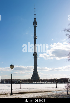 Tele-Ostankino-Turm Stockfoto