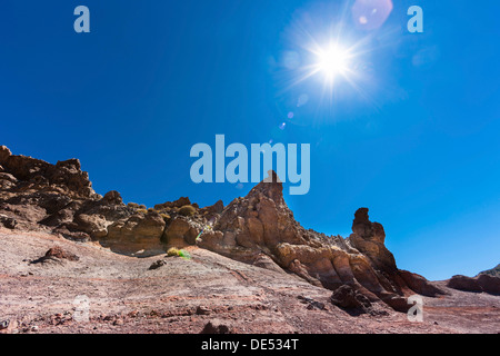 Roques de Garcia Felsformation, Lava Felsen, Teide-Nationalpark, UNESCO-Weltkulturerbe, Vilaflor Stockfoto