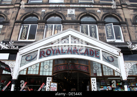 Royal Arcade auf Lord Street im Badeort von Southport Stockfoto