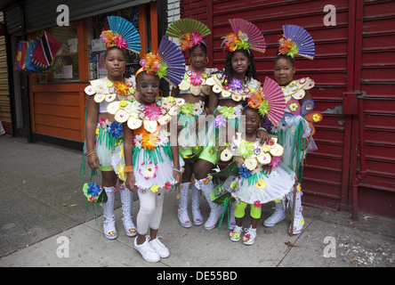 Westindischen, Karibik Kiddies Parade & Festival, veranstaltet am Samstag vor dem Labor Day West Indian Parade in Brooklyn, New York Stockfoto