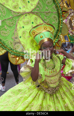 Westindischen, Karibik Kiddies Parade & Festival, veranstaltet am Samstag vor dem Labor Day West Indian Parade in Brooklyn, New York Stockfoto