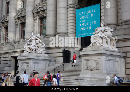 National Museum of the American Indian in New York City Stockfoto