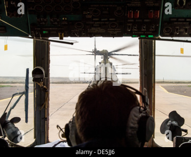 Expedition 36 Sojus Landung Prep (201309100004HQ) Stockfoto