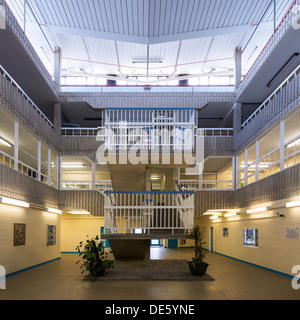 Das Innere der Gebäude innerhalb eines ihrer Majestät Gefängnisse in Lancashire im Vereinigten Königreich Aktivitäten. Stockfoto