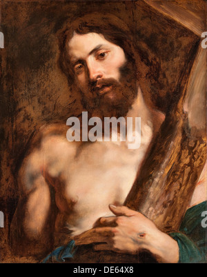 Christus das Kreuz tragend ersten Drittel des 17. Jhs.. Künstler: Van Dyck, Sir Anthonis (1599-1641) Stockfoto