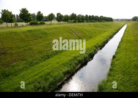 Lünen, Deutschland, Seseke, Nebenfluss der Lippe Stockfoto