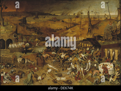 Der Triumph des Todes, ca 1562-1563. Künstler: Bruegel (Brueghel), Pieter, der ältere (ca. 1525-1569) Stockfoto