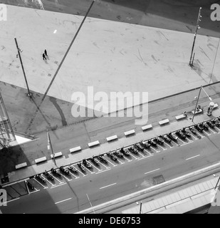 Straßenszenen in der Avenida Diagonal, Barcelona, Spanien Stockfoto