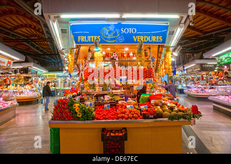 La Boqueria-Markt, Barcelona, Spanien Stockfoto