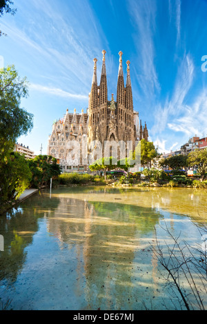 La Sagrada Familia, Barcelona, Spanien Stockfoto