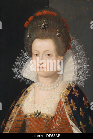 Portrait von Marie de Médici (1575-1642), 1605. Artist: pourbus Frans, der Jüngere (1569-1622) Stockfoto