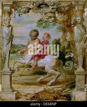 Achilles von der Zentaur Chiron, 1630-1635 erzogen. Künstler: Rubens, Pieter Paul (1577-1640) Stockfoto