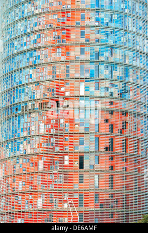 Torre Agbar, Barcelona, Spanien Stockfoto