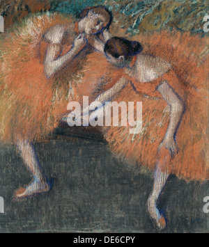 Zwei Tänzerinnen, c. 1898. Künstler: Degas, Edgar (1834-1917) Stockfoto