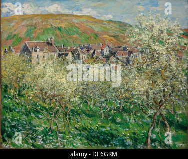 Plum Blütenbäumen, 1879. Künstler: Monet, Claude (1840-1926) Stockfoto