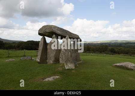 Rhonddatal Ifan neolithische Grabkammer Stockfoto