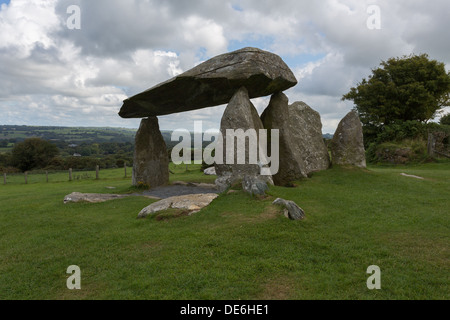 Rhonddatal Ifan neolithische Grabkammer Stockfoto