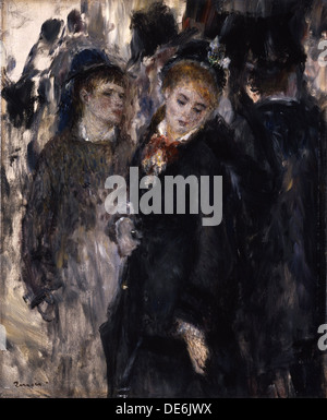 Junge Mädchen, 1877. Künstler: Renoir, Pierre Auguste (1841-1919) Stockfoto