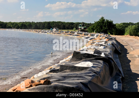 Bälow, Deutschland, auf der Elbe-Flut Stockfoto