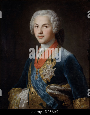 Ludwig, Dauphin von Frankreich (1729-1765), Sohn von König Ludwig XV., C. 1745. Artist: Drouais, François-Hubert (1727-1775) Stockfoto