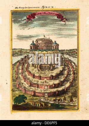 Festung der Semiramis, 1719. Künstler: Mallet, Alain Manesson (1630-1706) Stockfoto