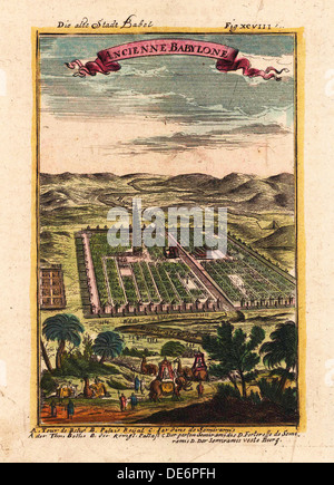 Sterben Sie Alte Stadt Babel, 1719. Künstler: Mallet, Alain Manesson (1630-1706) Stockfoto