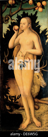 Eva, nach 1537. Künstler: Cranach, Lucas, der ältere (1472-1553) Stockfoto