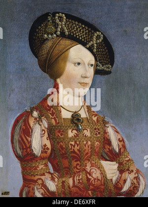 Anna von Böhmen und Ungarn (1503-1547), 1519. Künstler: Maler Zu Schwaz (1480/88-1526/29) Stockfoto