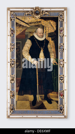 Kurfürst August von Sachsen (1526-1586), 1586. Artist: Röder (rheder), Cyriacus (Ca. 1560-1598) Stockfoto