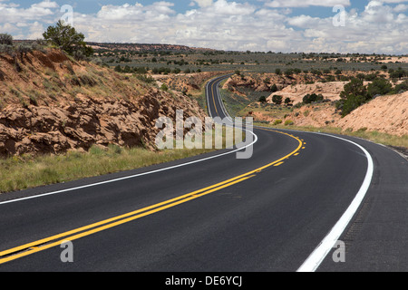 Autobahn 98 Quadratmeter Butte Navajo Reservierung Arizona Stockfoto