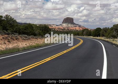 Autobahn 98 Quadratmeter Butte Navajo Reservierung Arizona Stockfoto